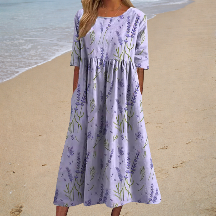 Thais | Robe longue fluide chic et confortable