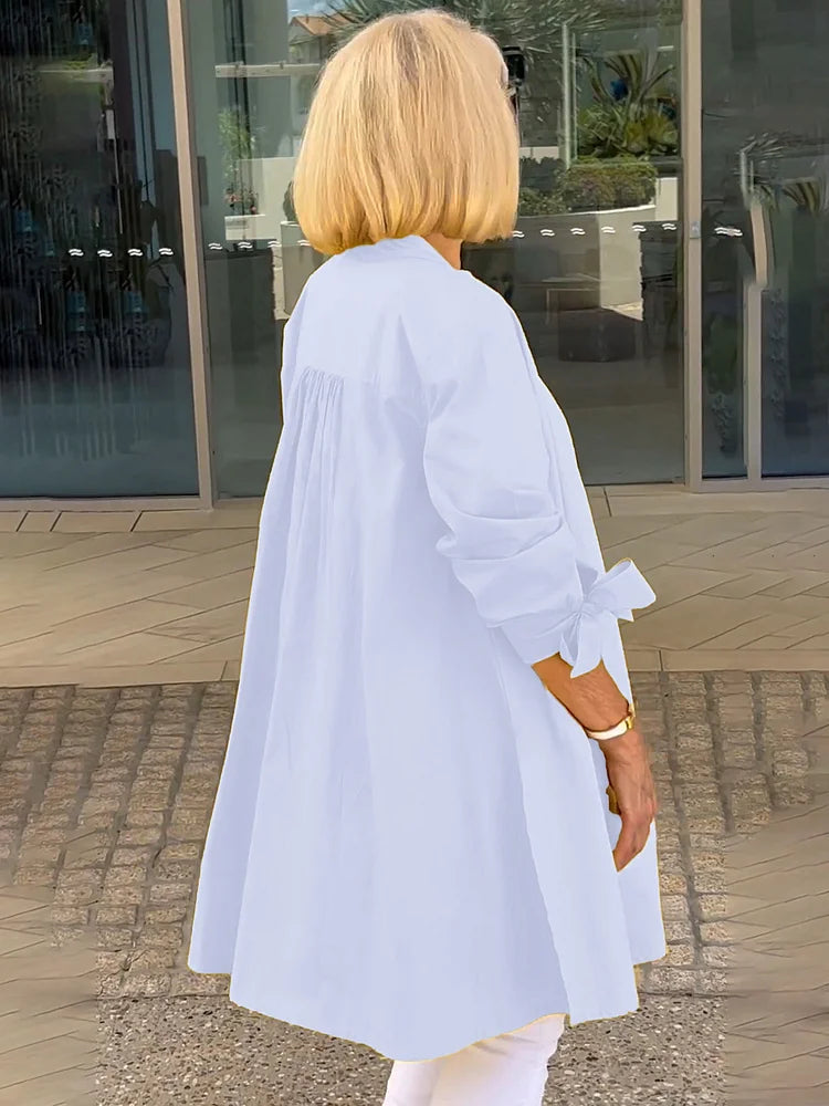 Elliora | Veste en Coton avec Dos Froncé