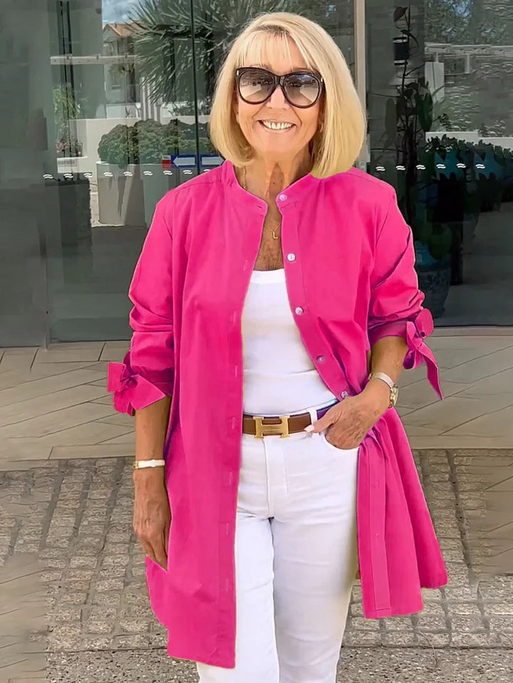 Elliora | Veste en Coton avec Dos Froncé