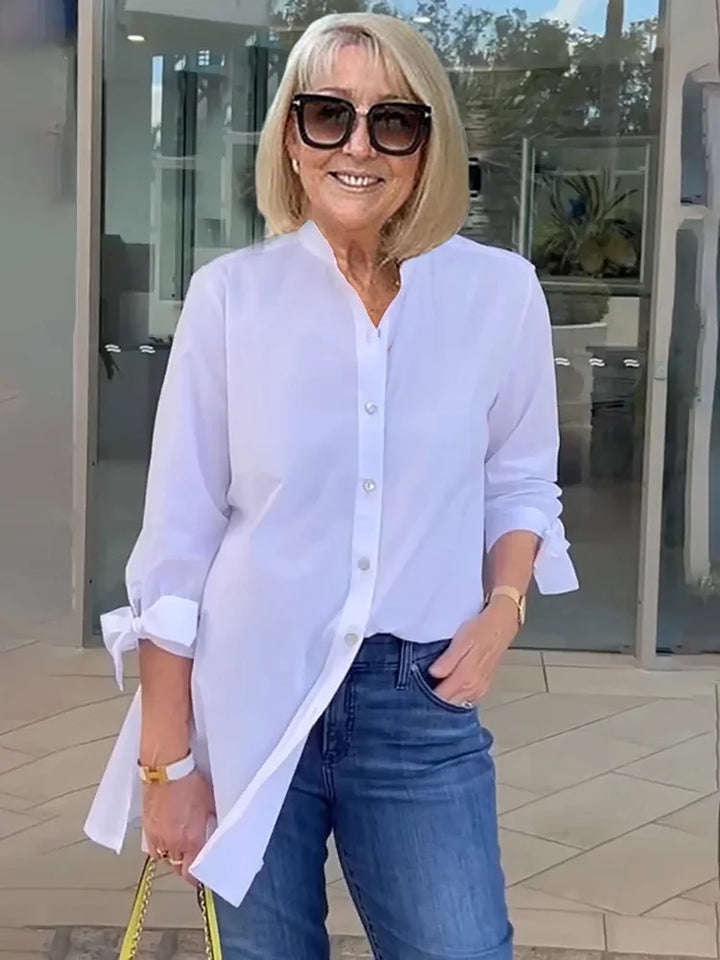 Elliora | Veste en Coton avec Dos Froncé