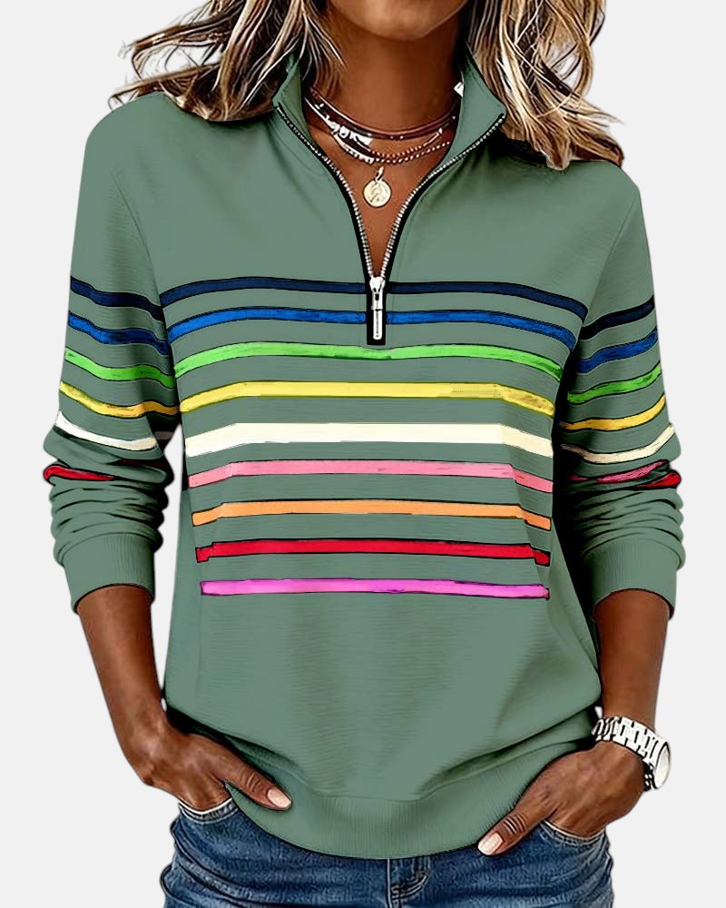 Élara | Pull décontracté avec confort et style coloré pour chaque jour