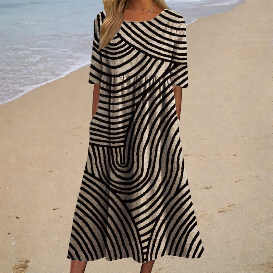 Thais | Robe longue fluide chic et confortable