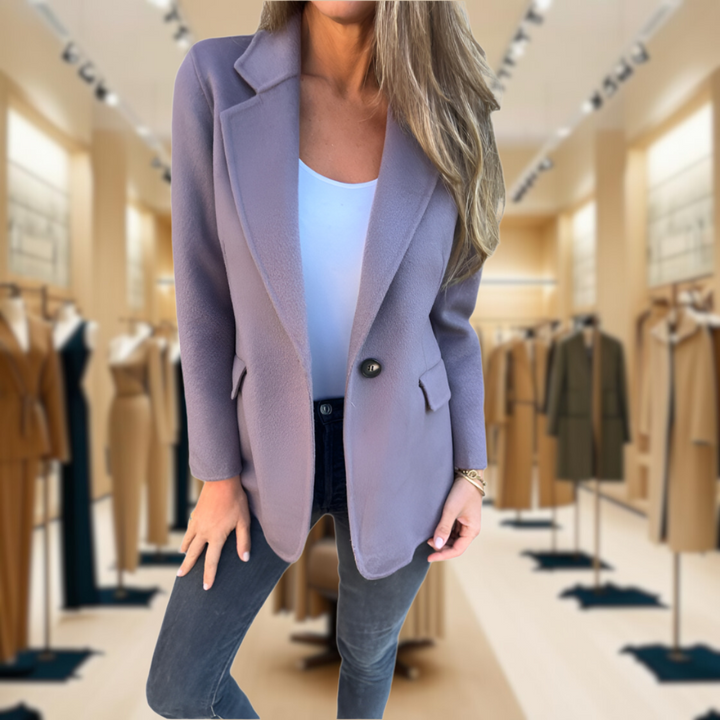 Suzanne | Blazer en Laine Décontracté