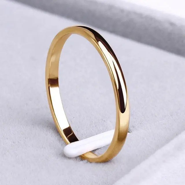 Victoire | Bague simple en or et argent