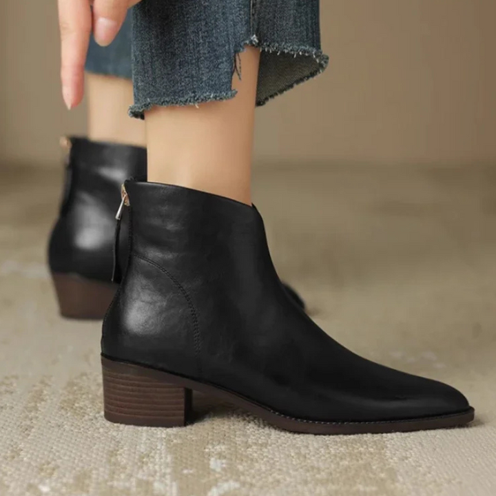 Sonya | Bottines en Cuir Essentielles