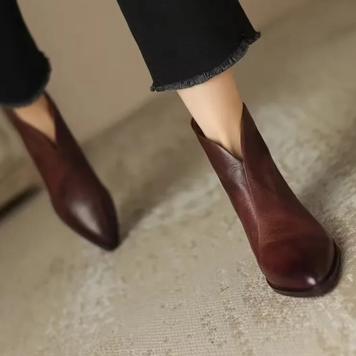 Sonya | Bottines en Cuir Essentielles