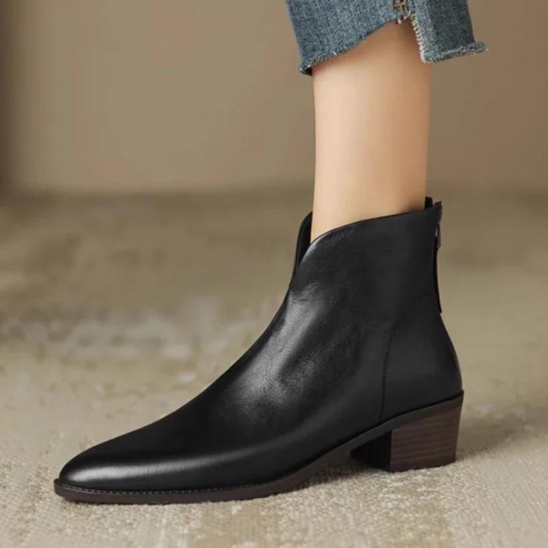 Sonya | Bottines en Cuir Essentielles