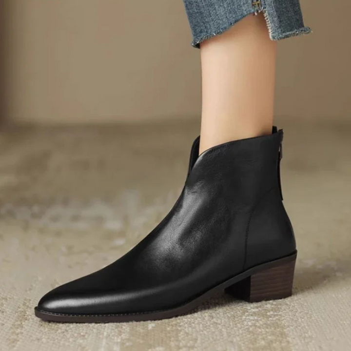 Sonya | Bottines en Cuir Essentielles