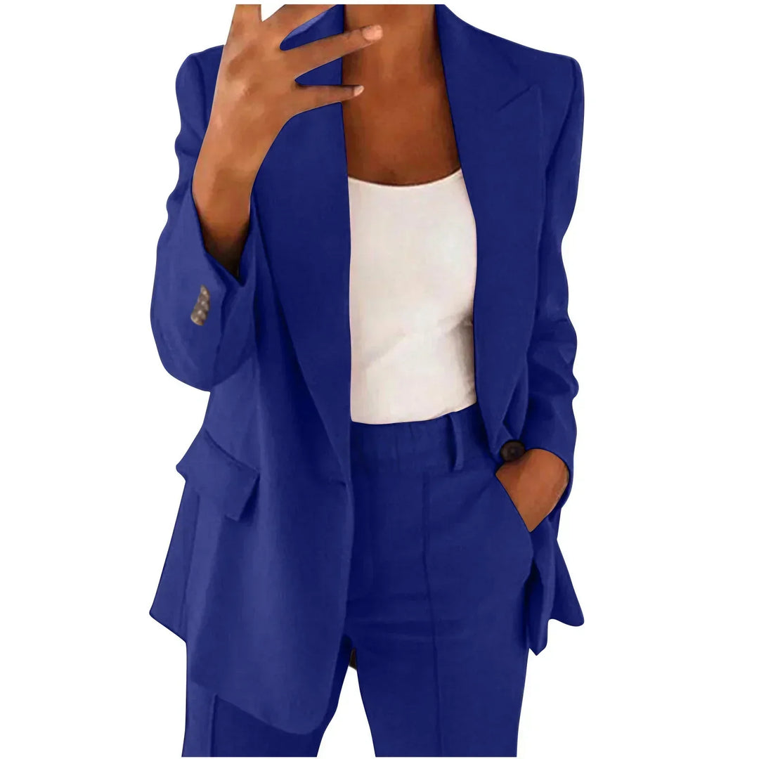 Alveria | Ensemble blazer et pantalon élégant pour un style élevé