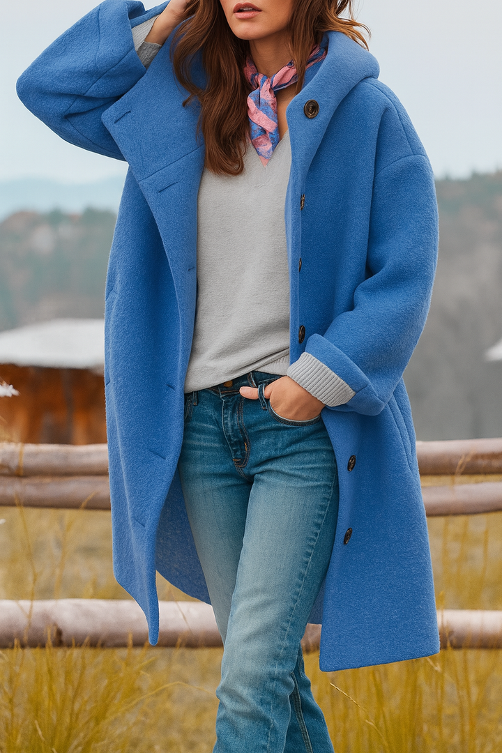 Kaia | Manteau Casual avec Capuche Élégant
