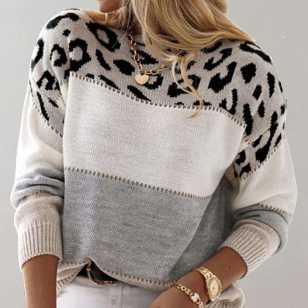 Louise | Pull Élégance Léopard