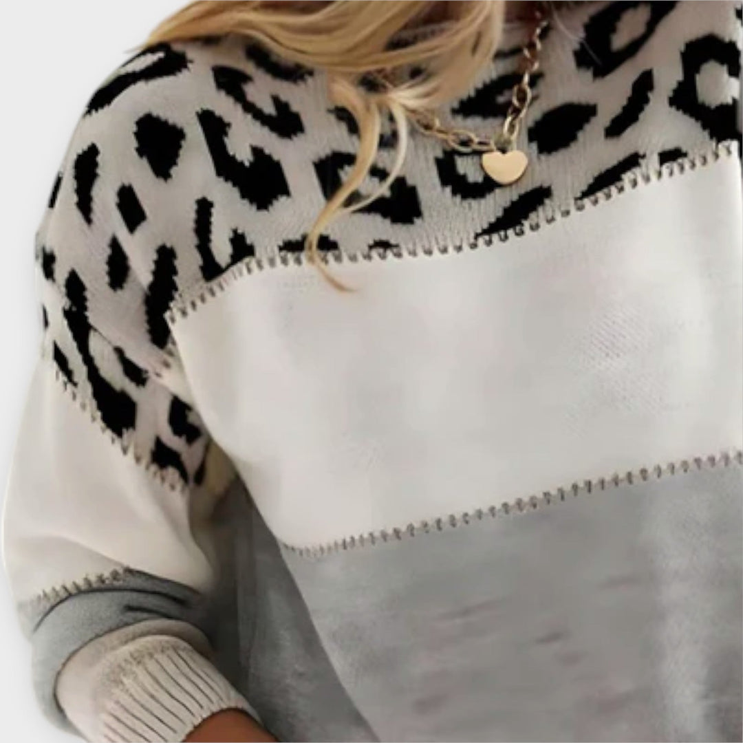Kay | Pull Léopard Casual