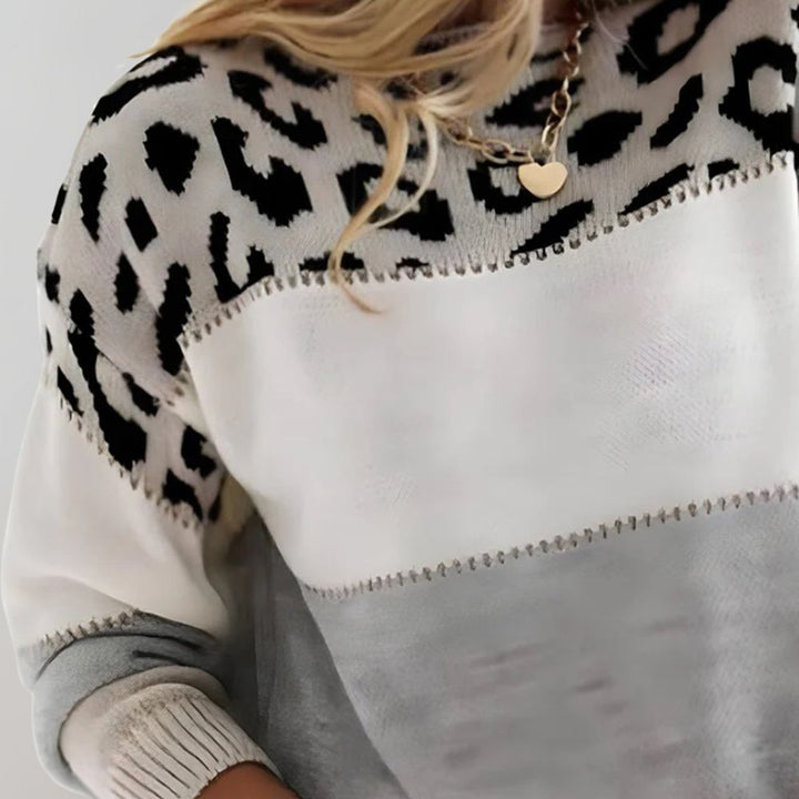 Louise | Pull Élégance Léopard