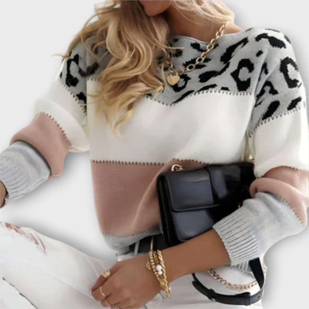 Kay | Pull Léopard Casual