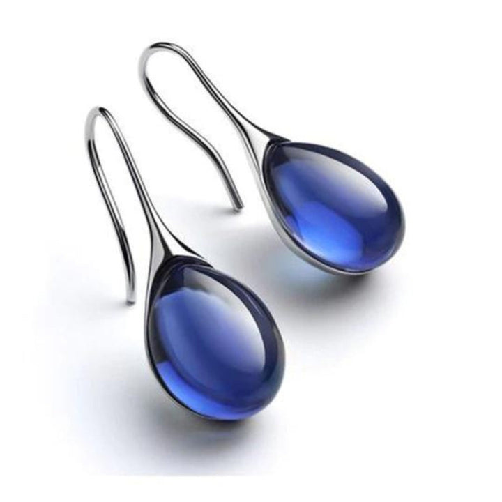 Mireille | Boucles d'Oreilles en Cristal d'Or et d'Argent