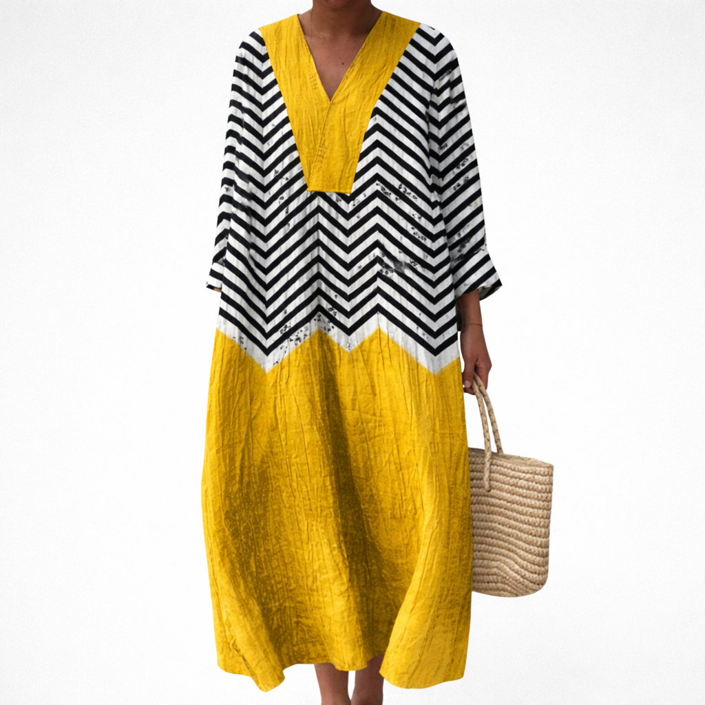 Mia | Robe d’Été Imprimée Flatteuse