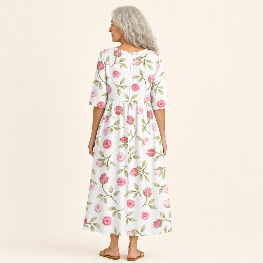 Thais | Robe longue fluide chic et confortable