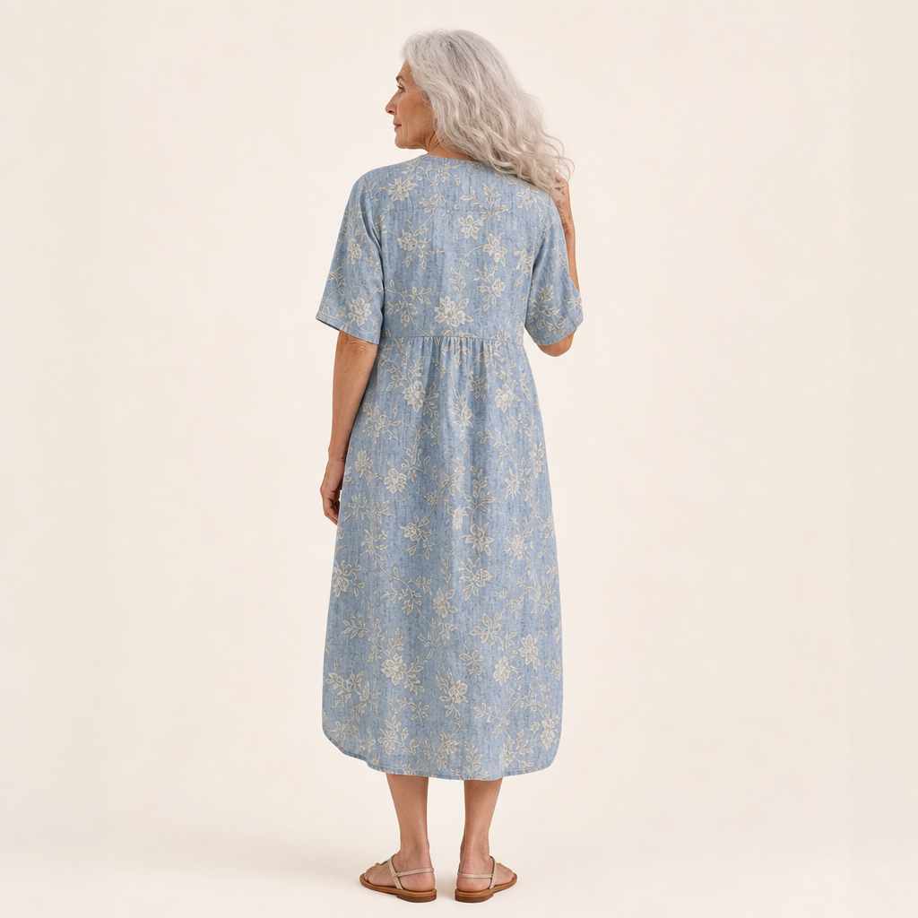 Line | Robe d’Été Imprimée Flatteuse