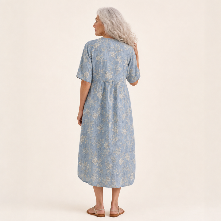 Line | Robe d’Été Imprimée Flatteuse