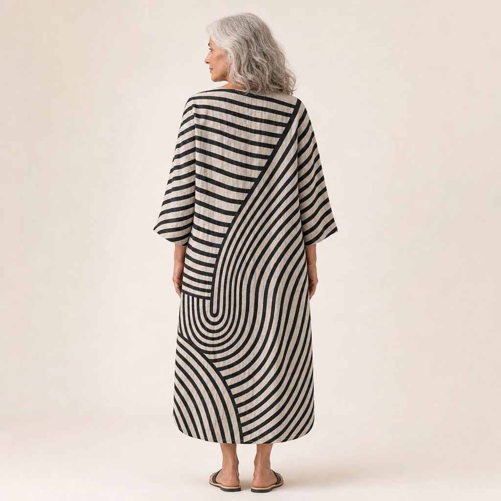 Lila | Robe d’Été Imprimée Flatteuse
