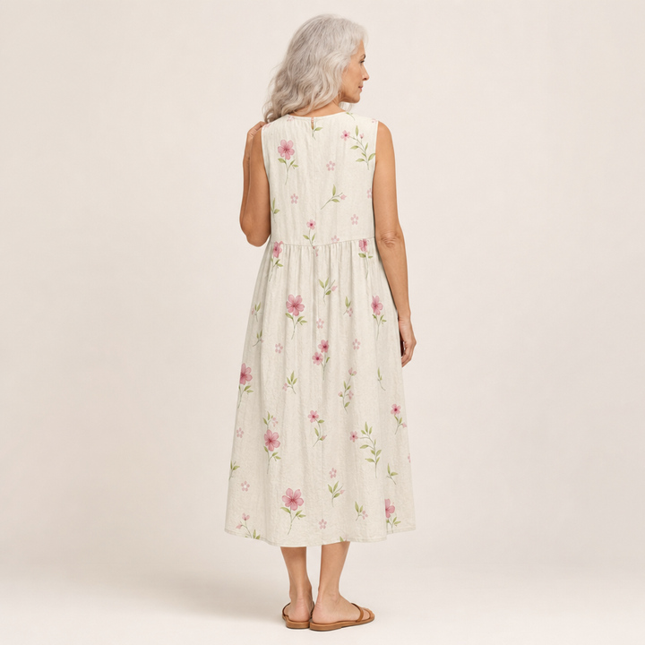 Faustine | Robe d’Été Confortable Sans Manches