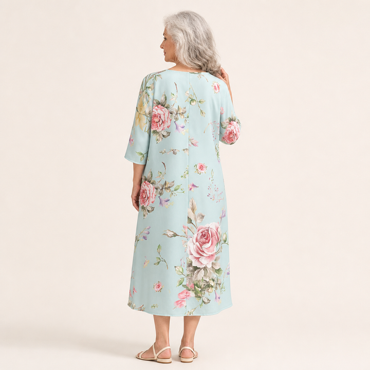 Rosalie | Robe longue fluide chic et confortable