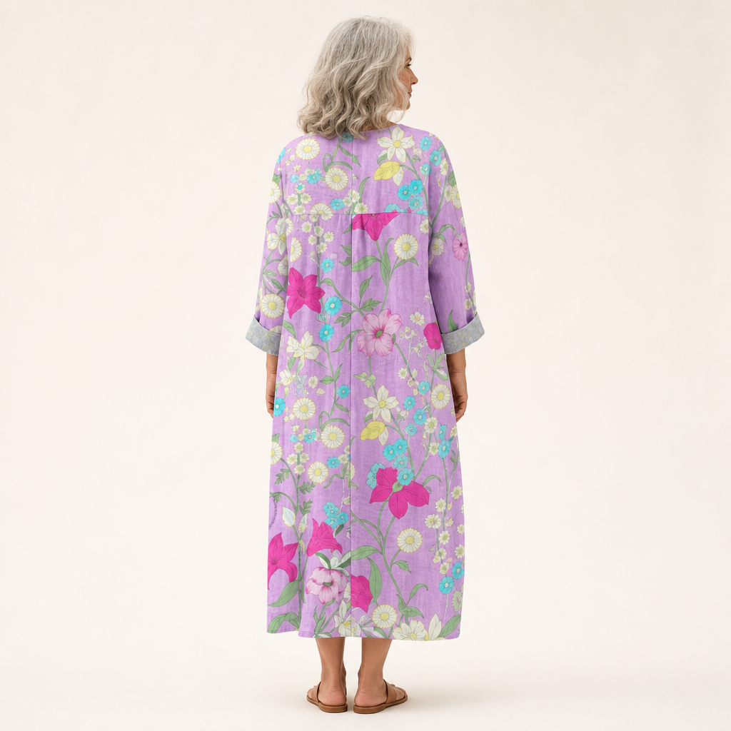 Élise | Robe d’Été Imprimée Flatteuse
