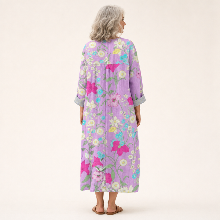 Élise | Robe d’Été Imprimée Flatteuse