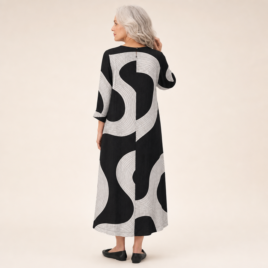 Ophélie | Robe d’Été Imprimée Flatteuse
