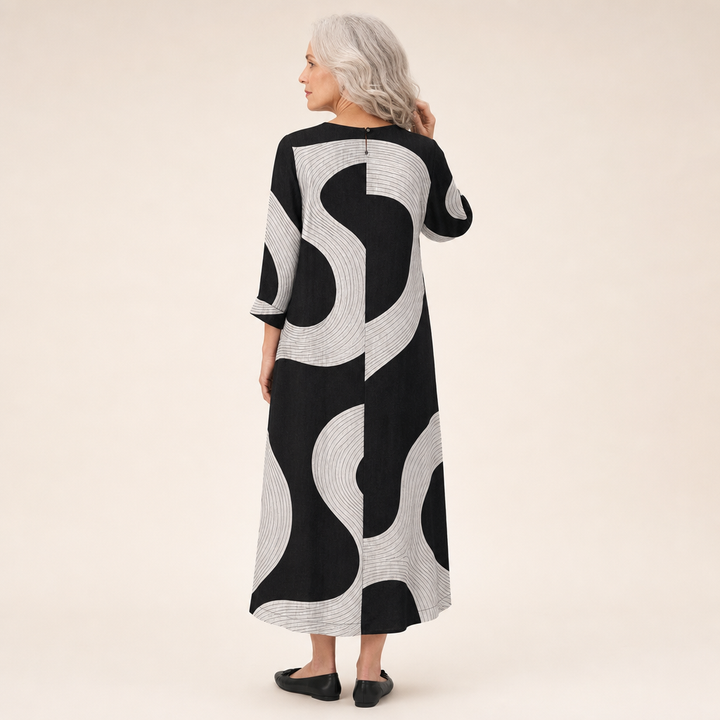 Ophélie | Robe d’Été Imprimée Flatteuse
