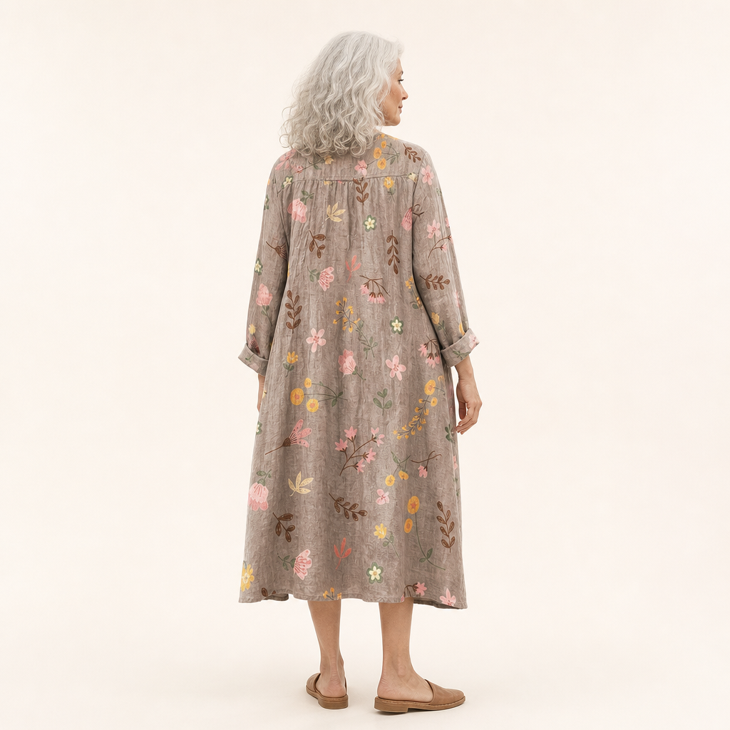 Maëlys | Robe d’Été Imprimée Flatteuse