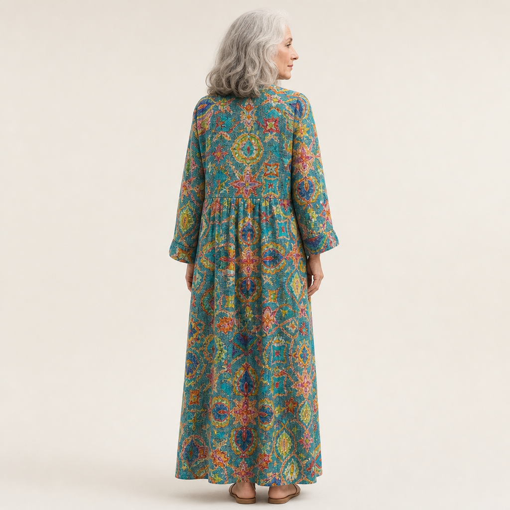 Capucine | Robe d’Été Imprimée Flatteuse