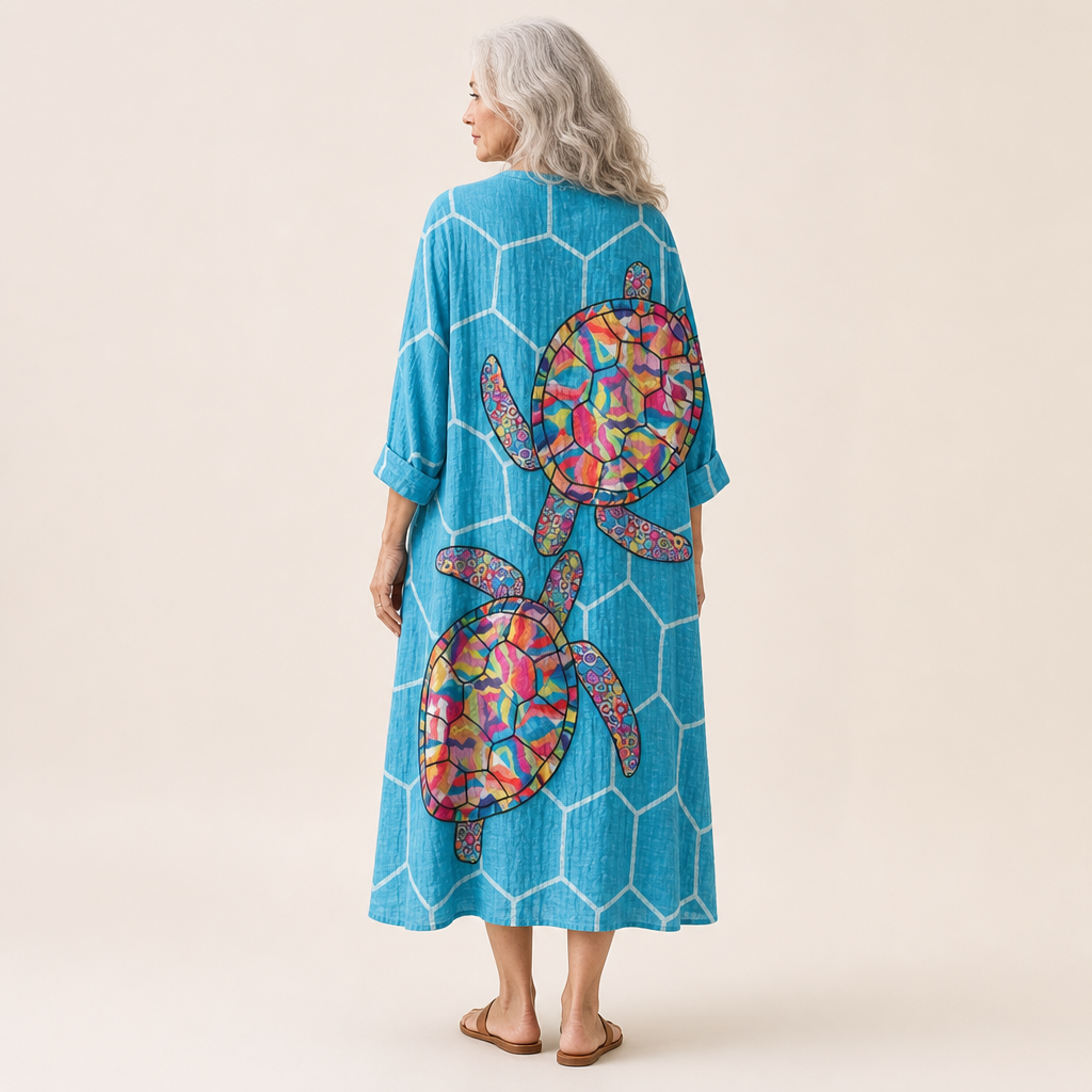 Éloïse | Robe d’Été Imprimée Flatteuse