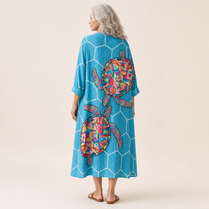 Éloïse | Robe d’Été Imprimée Flatteuse