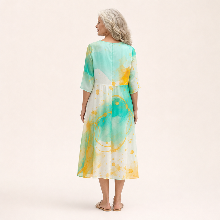 Mireille | Robe longue fluide chic et confortable
