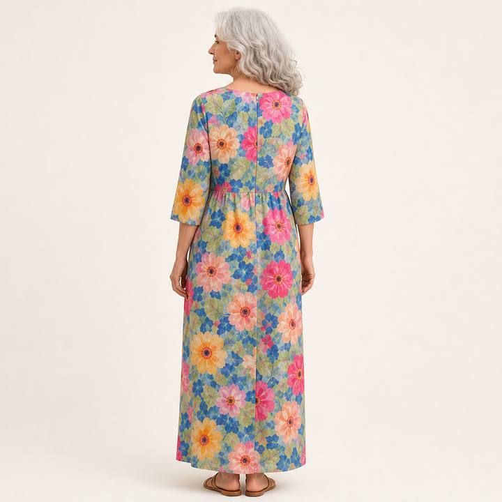 Solène | Robe longue fluide chic et confortable