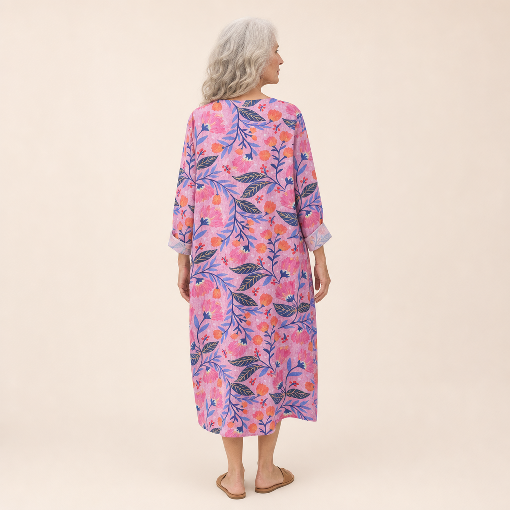 Clémence | Robe d’Été Imprimée Flatteuse