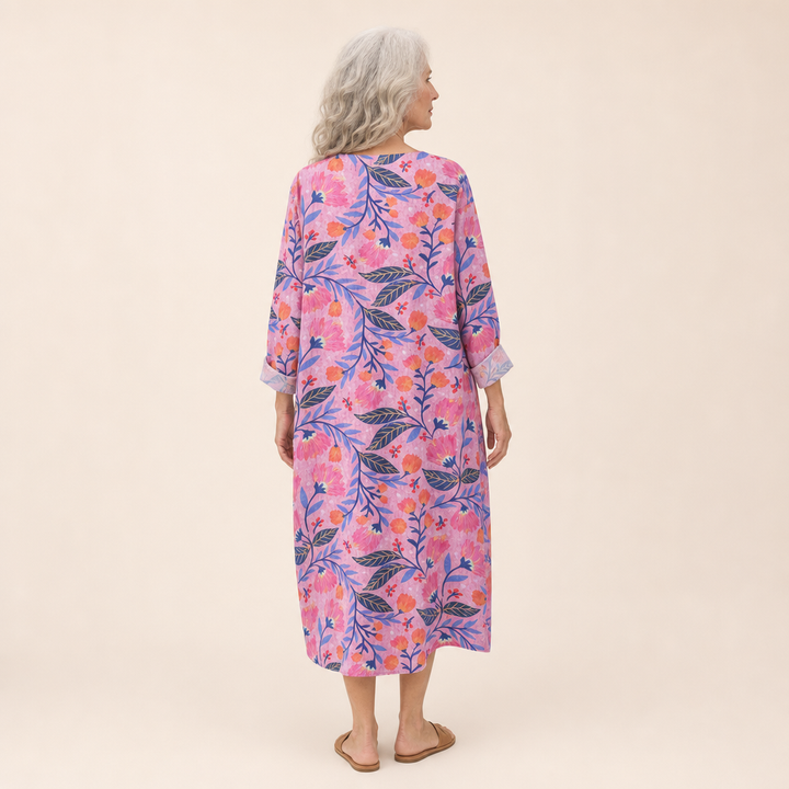 Clémence | Robe d’Été Imprimée Flatteuse