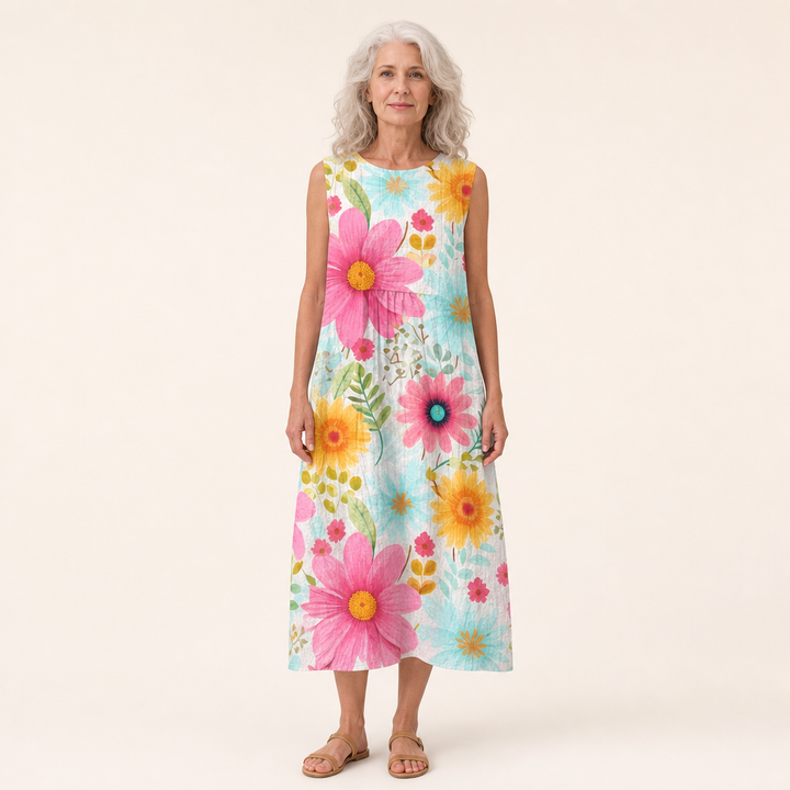 Manon | Robe d’Été Confortable Sans Manches