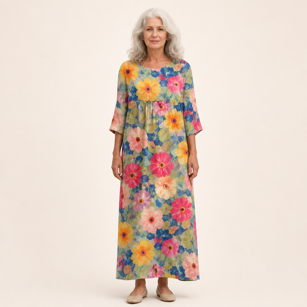 Solène | Robe longue fluide chic et confortable