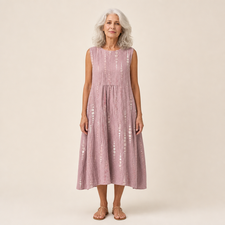 Sasha | Robe d’Été Confortable Sans Manches