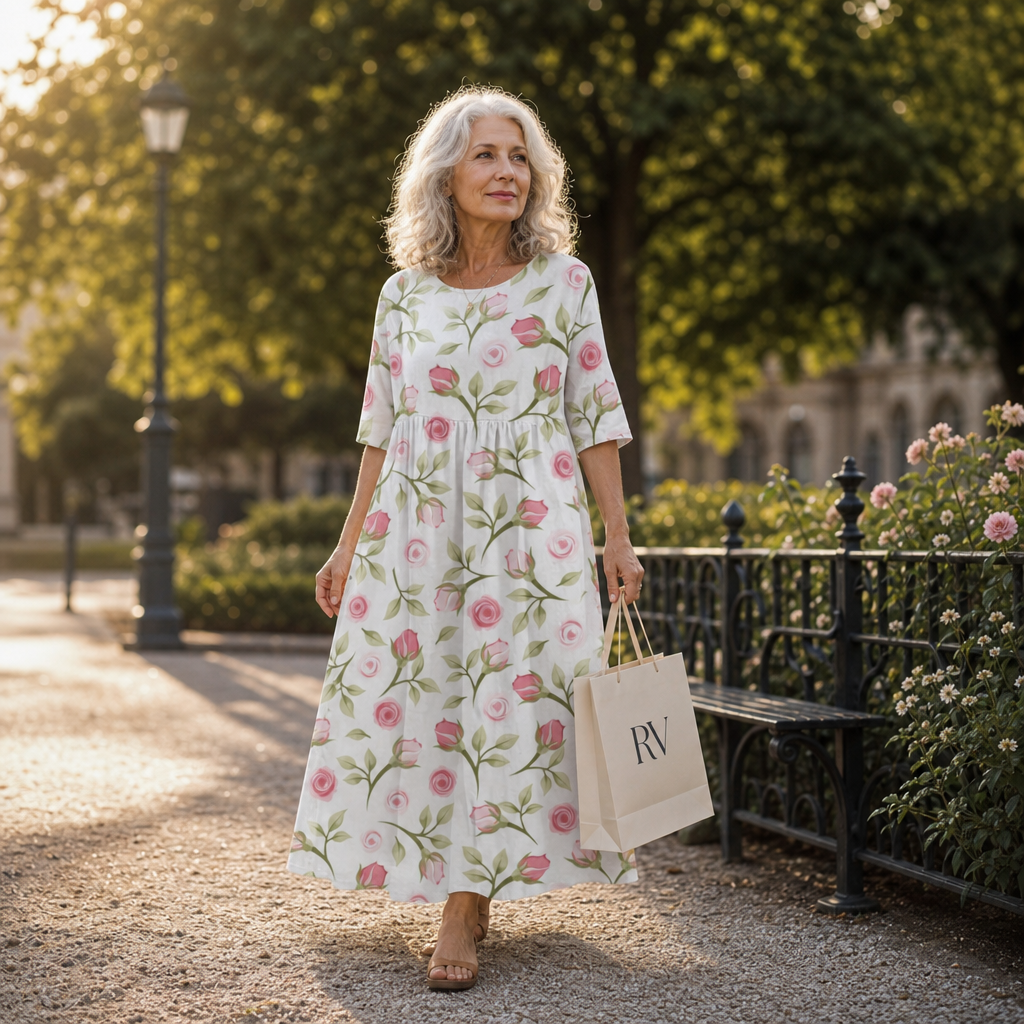 Thais | Robe longue fluide chic et confortable