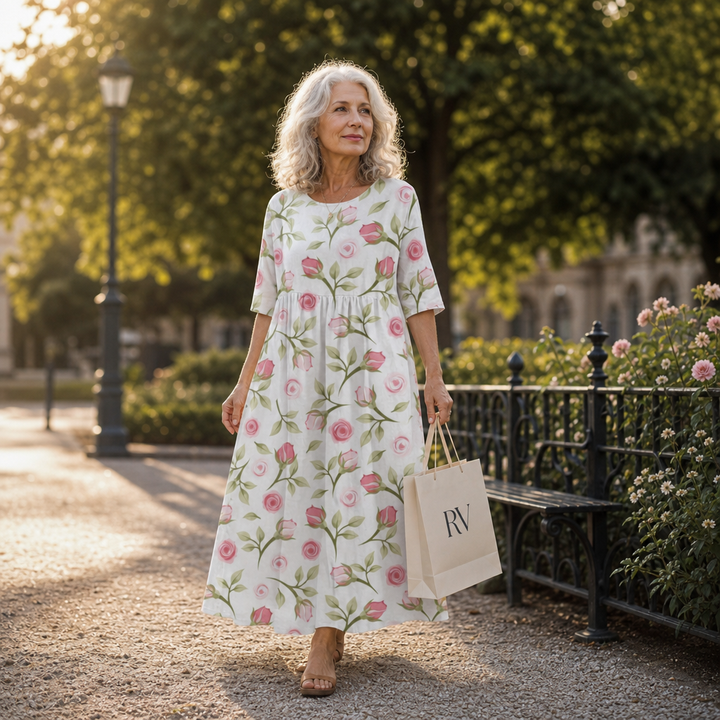 Thais | Robe longue fluide chic et confortable