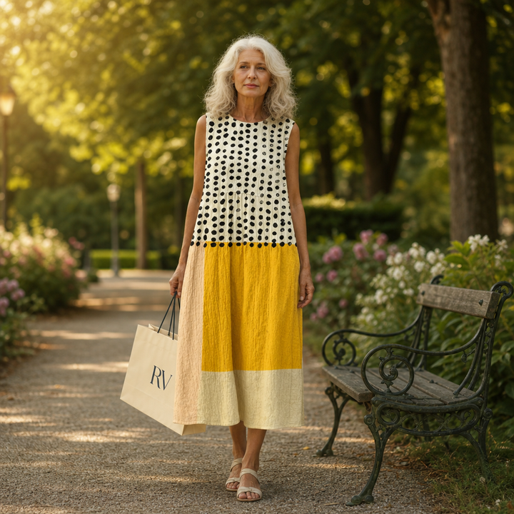 Sybille | Robe d’Été Confortable Sans Manches