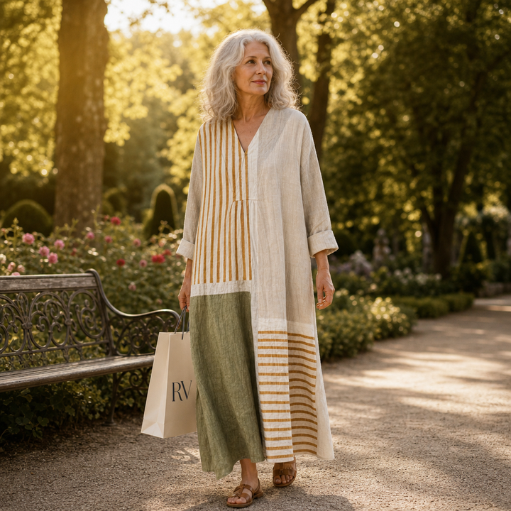 Henriette | Robe d’Été Imprimée Flatteuse