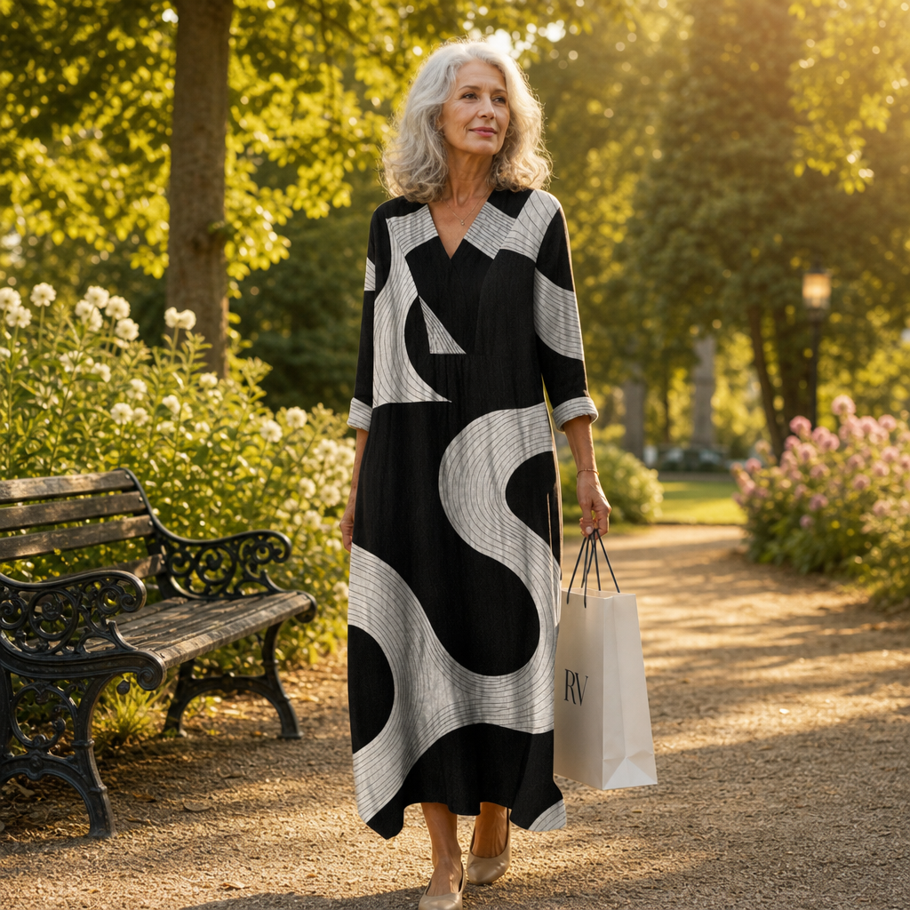 Ophélie | Robe d’Été Imprimée Flatteuse
