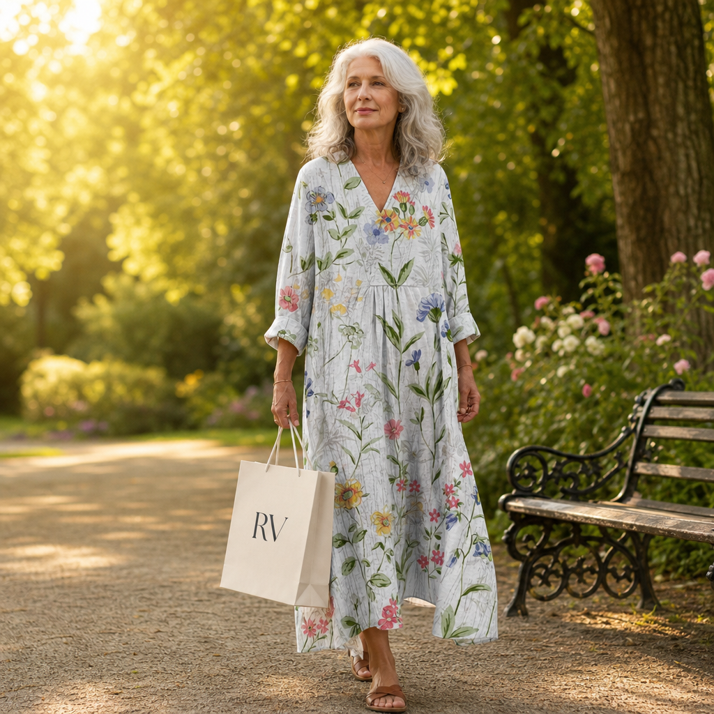 Doriane | Robe d’Été Imprimée Flatteuse