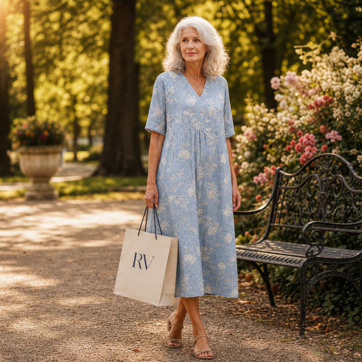 Line | Robe d’Été Imprimée Flatteuse
