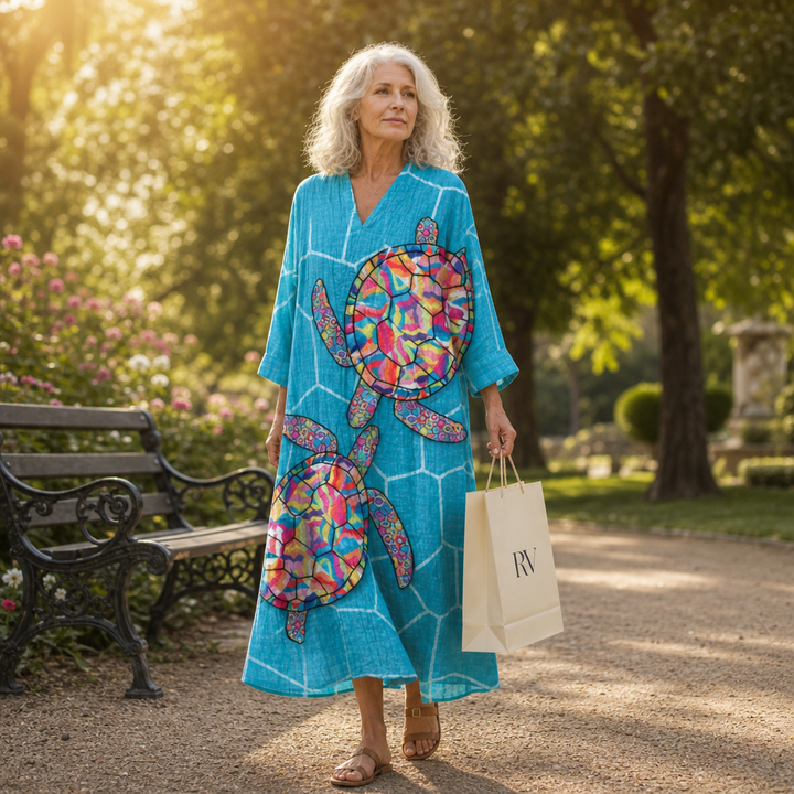 Éloïse | Robe d’Été Imprimée Flatteuse