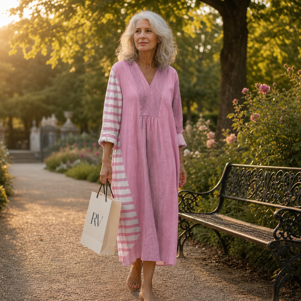 Nadine | Robe d’Été Imprimée Flatteuse